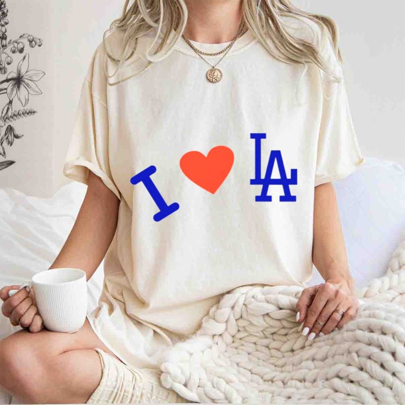 Madhappy X Dodgers I Love LA T Shirt.jpeg t shirt 1 1