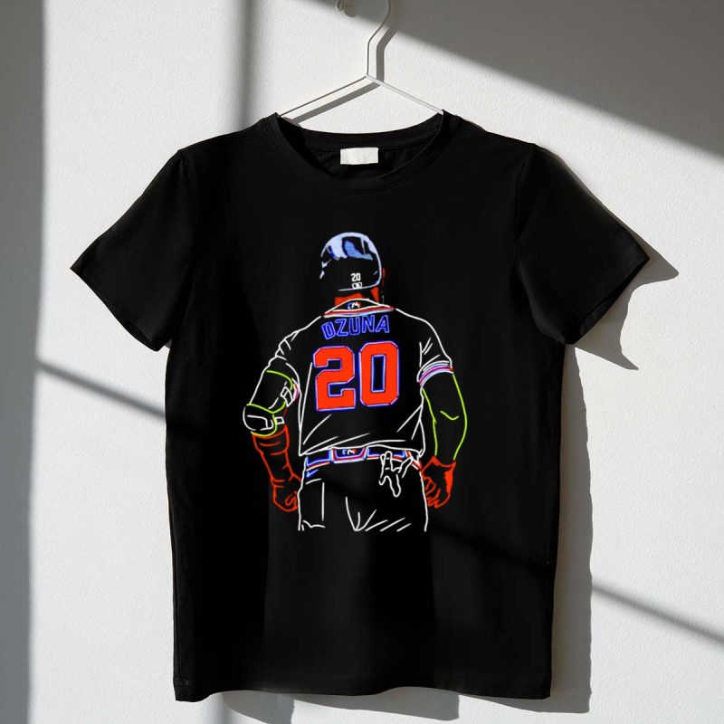 Marcell Ozuna Atlanta Braves T-Shirt - 20 Jersey Style Baseball Tee