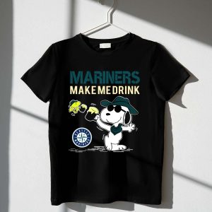 Seattle Mariners Snoopy Fan T-Shirt - Perfect For Mariners Fans