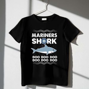 Seattle Mariners Shark Doo Doo Doo Graphic T-Shirt For Fans