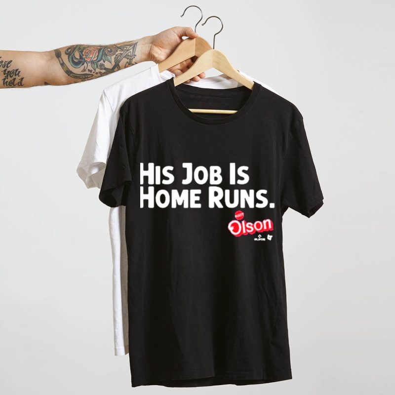 Matt Olson Atlanta Braves Home Runs T-Shirt - Perfect For Fans! - Image 4