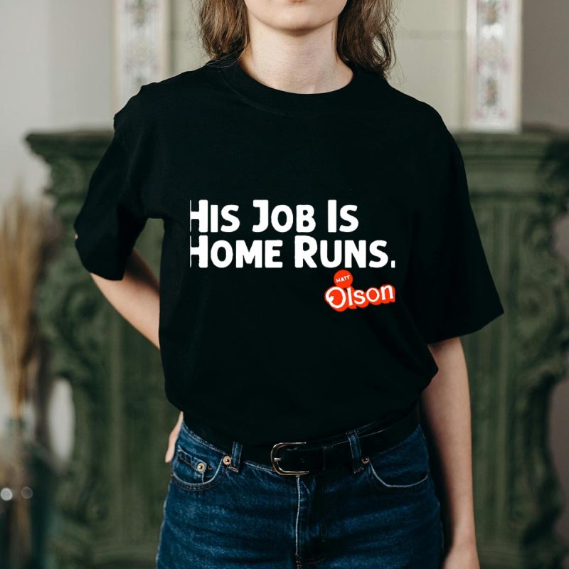 Matt Olson Atlanta Braves Home Runs T-Shirt For Fans And Players - Image 2