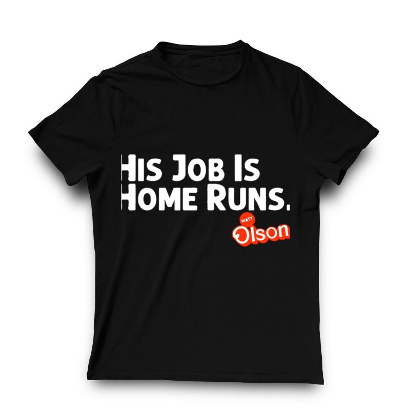 Matt Olson Atlanta Braves Home Runs T-Shirt For Fans And Players - Image 3