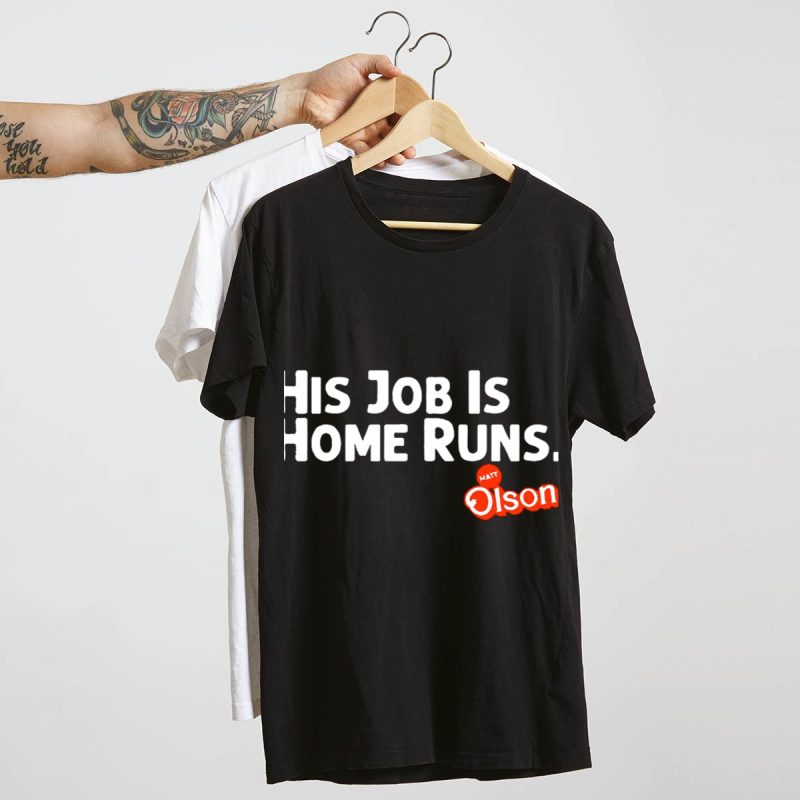 Matt Olson Atlanta Braves Home Runs T-Shirt For Fans And Players - Image 4
