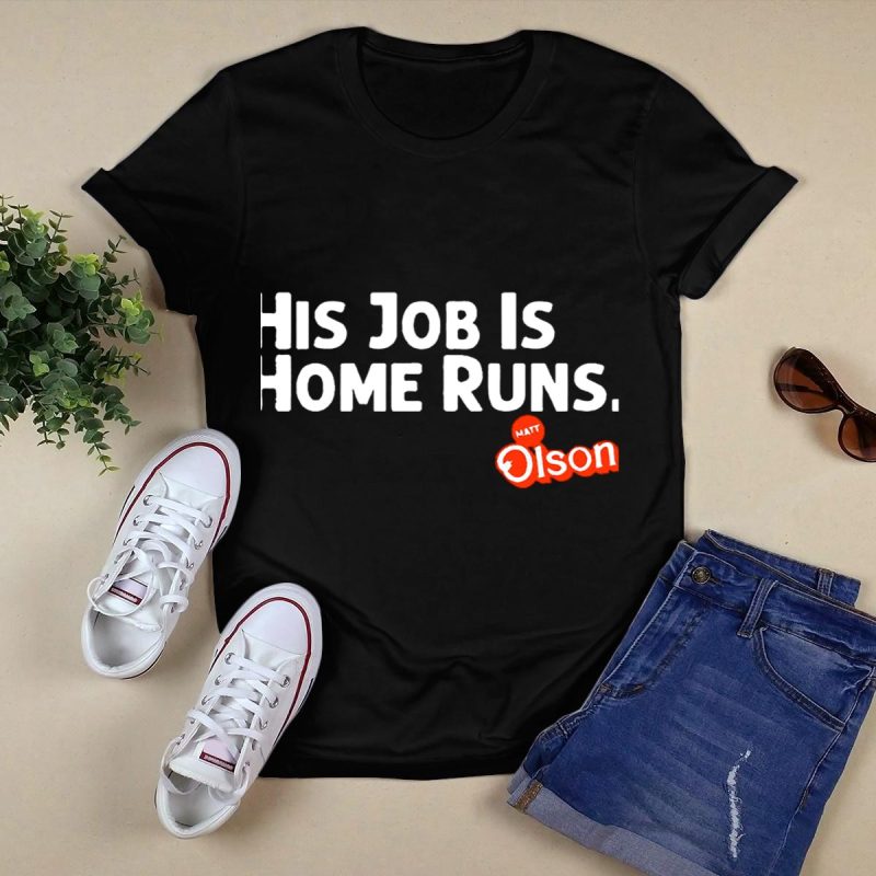 Matt Olson Atlanta Braves Home Runs T-Shirt For Fans And Players - Image 5