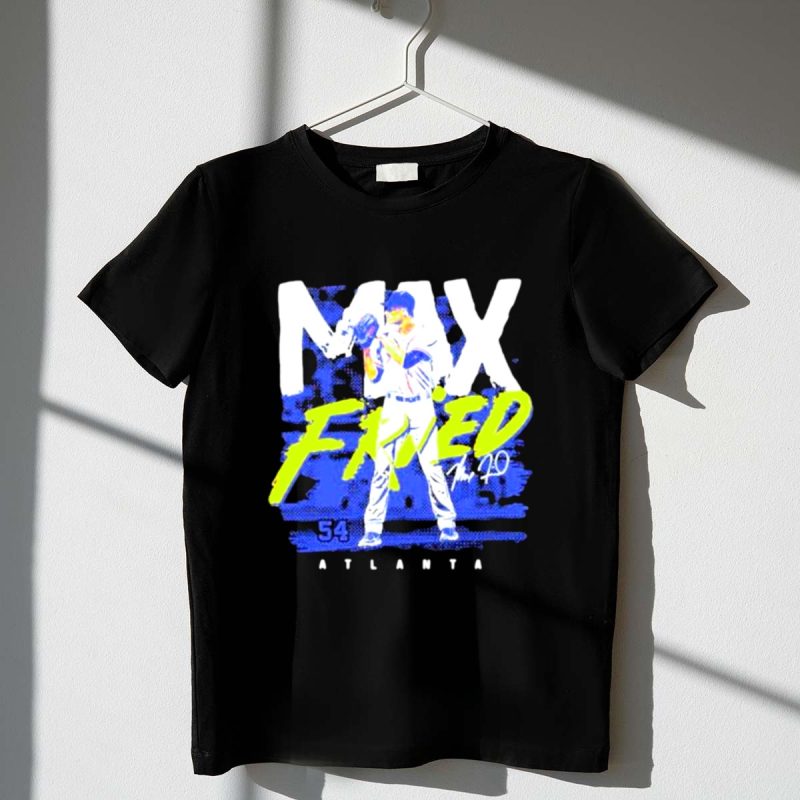 Max Fried Atlanta Braves T-Shirt - Mlbpa Signature Baseball Pitcher Tee