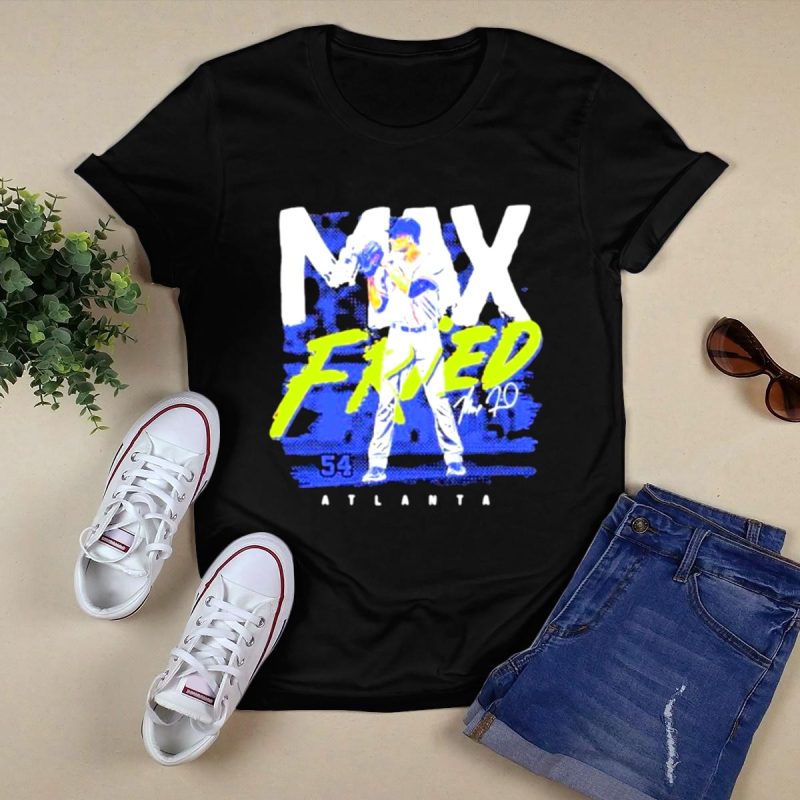 Max Fried Atlanta Braves T-Shirt - Mlbpa Signature Baseball Pitcher Tee - Image 5
