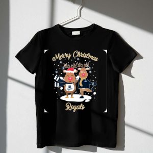 Festive Kansas City Royals Reindeer Christmas T-Shirt For Fans