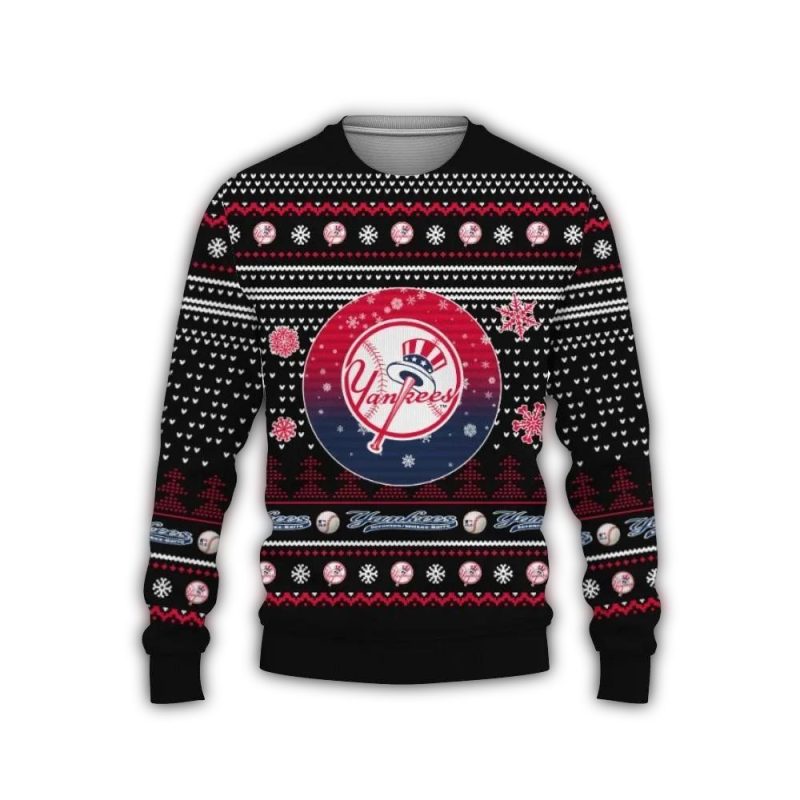 Merry Christmas New York Yankees Ugly Christmas Sweater 1