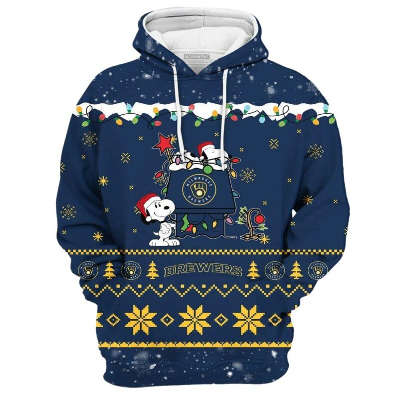 Merry christmas season milwaukee brewers snoopy 3d hoodie 2.jpg