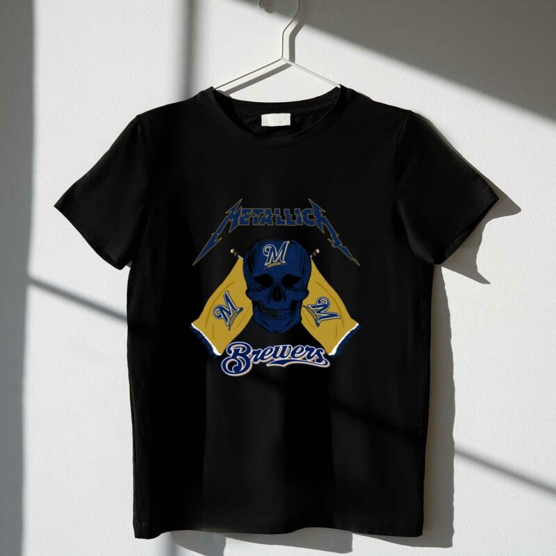 Meta llica milwaukee brewers skull flag shirt t shirt 1 1.jpg