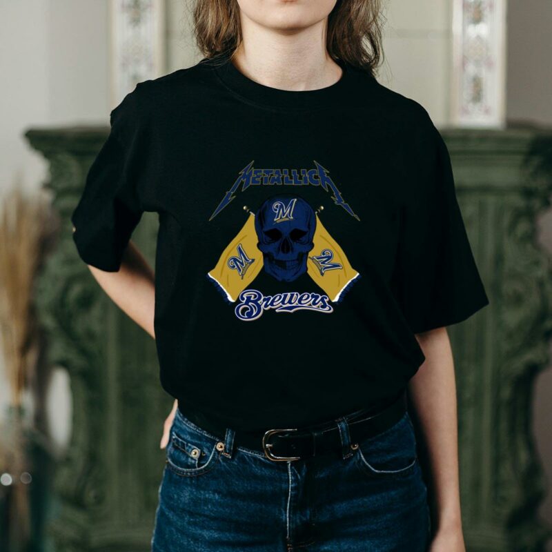 Meta llica milwaukee brewers skull flag shirt t shirt 2 2.jpg