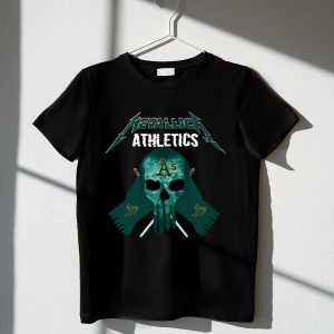 Metallica Oakland Athletics T-Shirt - Vintage Band Tee For Fans