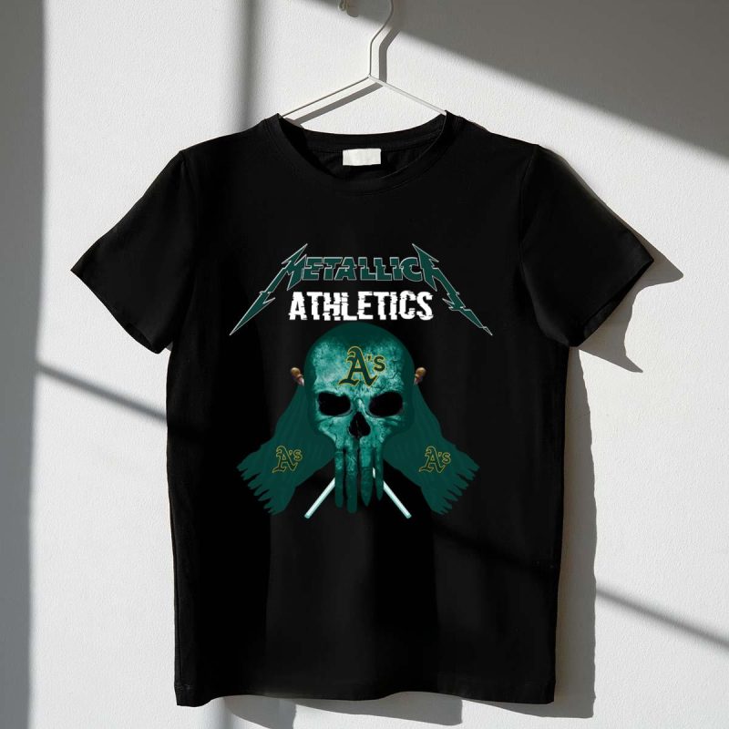 Metal lica Oakland Athletics shirt t shirt 1 1
