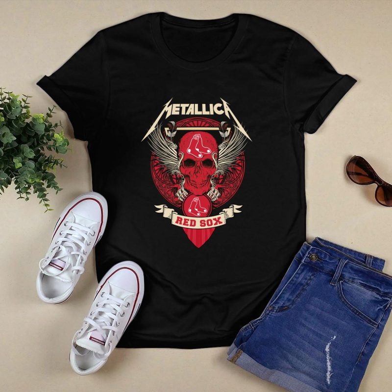 Boston Red Sox Skull Graphic T-Shirt for Fans and Collectors - Image 5