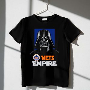 New York Mets Darth Vader Graphic T-Shirt For Fans