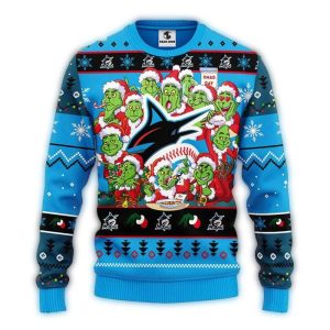 Miami Marlins Grinch Christmas Ugly Sweater For Holiday Cheer