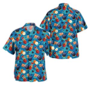 Miami Marlins Goya Hawaiian Shirt With Black Beans, Adobo & Onion Design