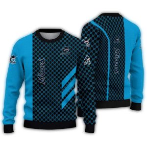 Miami Marlins Circles Ugly Sweater - Cozy Mesh Design For Fans