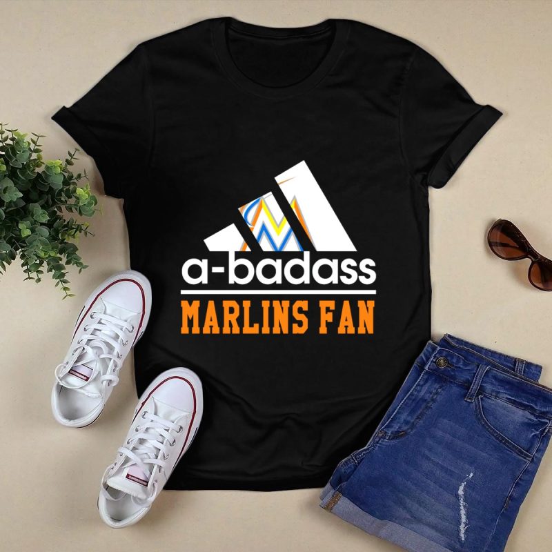 Miami Marlins Fan A Badass T Shirt Black 1