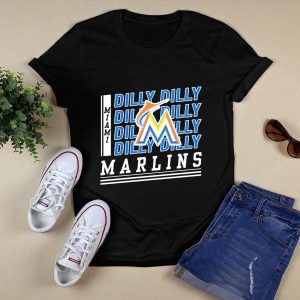 Miami Marlins Dilly Dilly Baseball Catchphrase T-Shirt For Fans