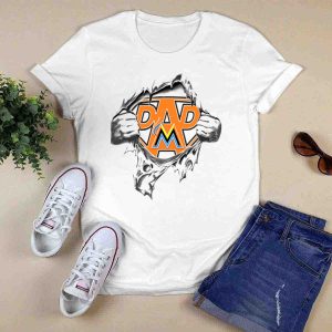 Miami Marlins Super Dad Hero T-Shirt – Perfect Gift For Sports Dads