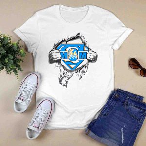 Miami Marlins Superhero T-Shirt - Fun Baseball Apparel For Fans