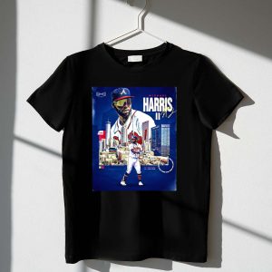 Michael Harris Ii Atlanta Braves Skyline Signature Series T-Shirt