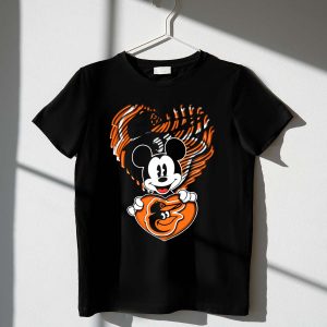 Baltimore Orioles Mick Heart Hands T-Shirt For Fans And Supporters