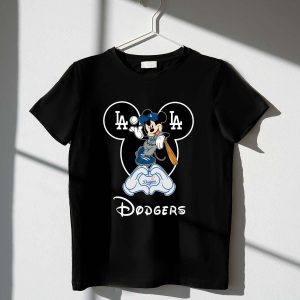 Mickey Mouse Los Angeles Dodgers T-Shirt - Stylish Fan Apparel