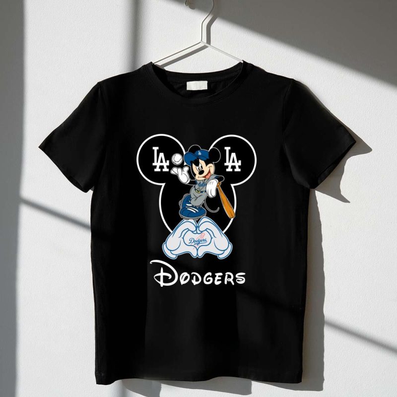 Mickey Mouse Los Angeles Dodgers T-Shirt - Stylish Fan Apparel
