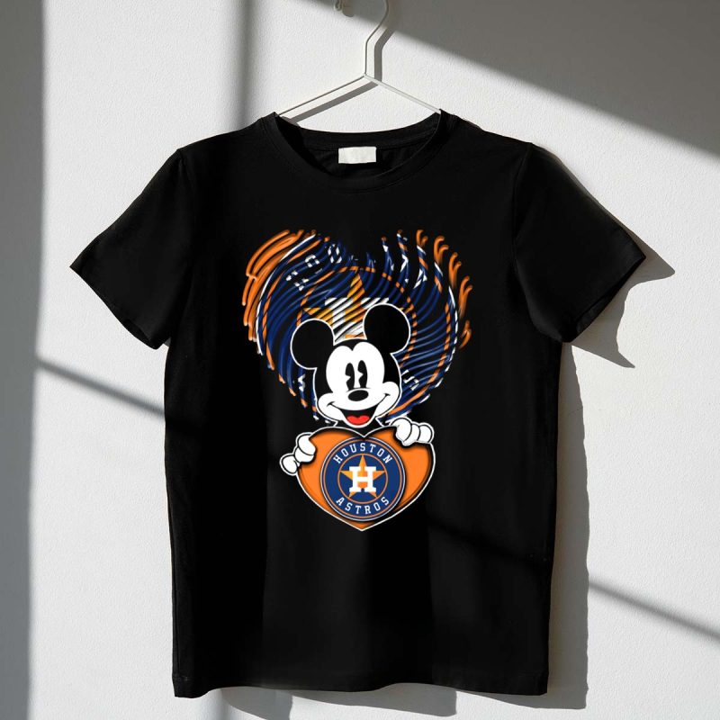 Mickey Mouse Heart Houston Astros T Shirt t shirt 1 1