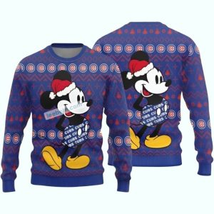 Mickey Mouse Santa Cubs Ugly Sweater