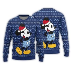 Mickey Mouse Tampa Bay Rays Christmas Sweatshirt - Festive Ugly Sweater
