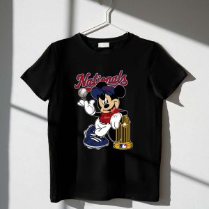 Mickey Mouse 2019 Washington Nationals World Series Championship T-Shirt