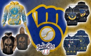 Milwaukee Brewers AOP Hoodie