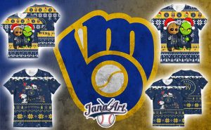 Milwaukee Brewers AOP T-Shirt