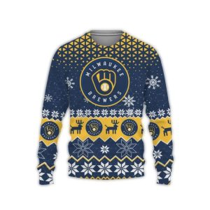 Milwaukee Brewers Sports Football American Ugly Sweater