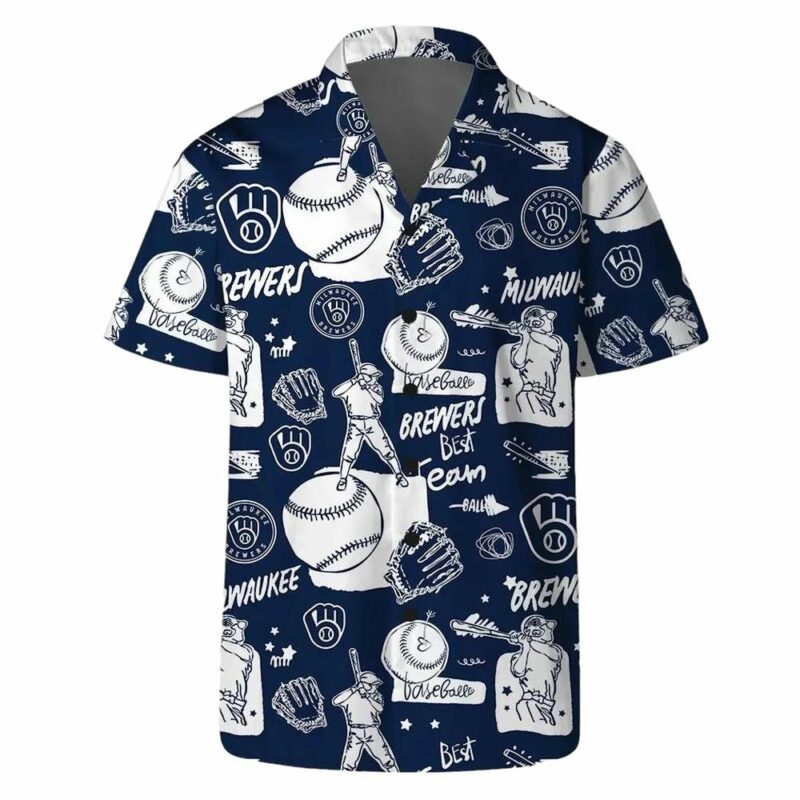 Milwaukee brewers doodle hawaiian shirt 2.jpg