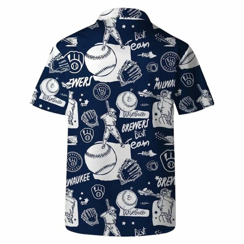 Milwaukee brewers doodle hawaiian shirt 3.jpg