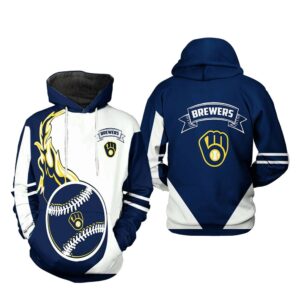 Milwaukee brewers fire ball white and blue 3d hoodie 1.jpg