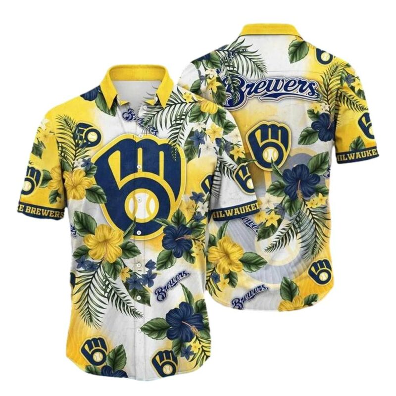 Milwaukee brewers floral flower bloom hawaiian shirt 1.jpg