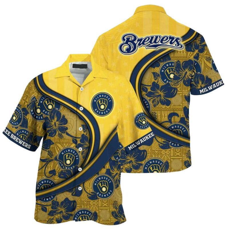 Milwaukee brewers floral flower pattern hawaiian shirt 1.jpg