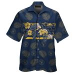 Milwaukee brewers floral leaf and flower pattern hawaiian shirt 1.jpg