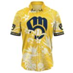 Milwaukee brewers floral pattern hawaiian shirt 2.jpg