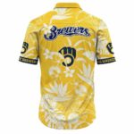 Milwaukee brewers floral pattern hawaiian shirt 3.jpg