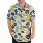 Milwaukee brewers flower coconut and leaf pattern hawaiian shirt 2.jpg