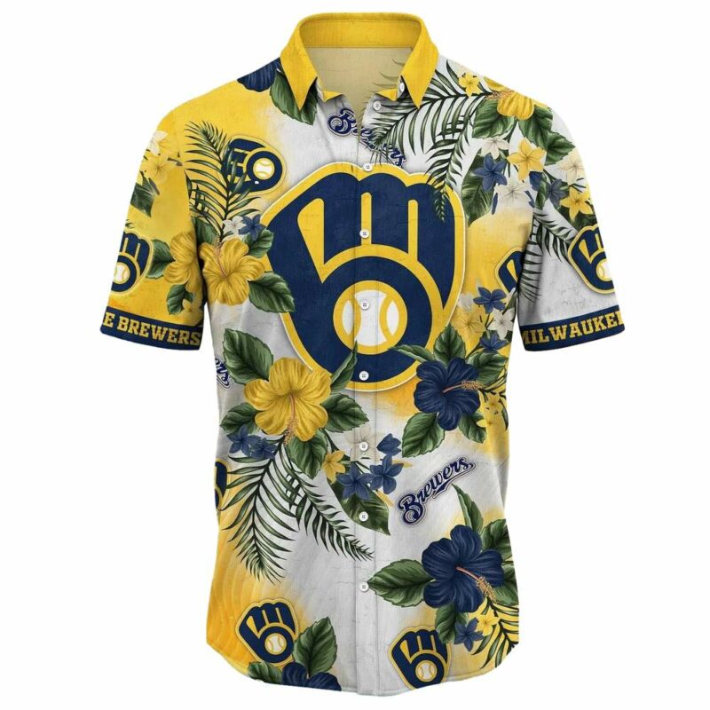 Milwaukee brewers flower floral tropical hawaiian shirt 2.jpg
