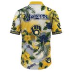 Milwaukee brewers flower floral tropical hawaiian shirt 3.jpg
