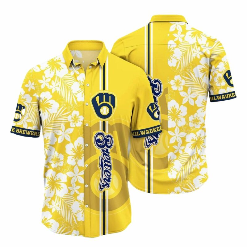 Milwaukee brewers flower pattern tropical hawaiian shirt 1.jpg